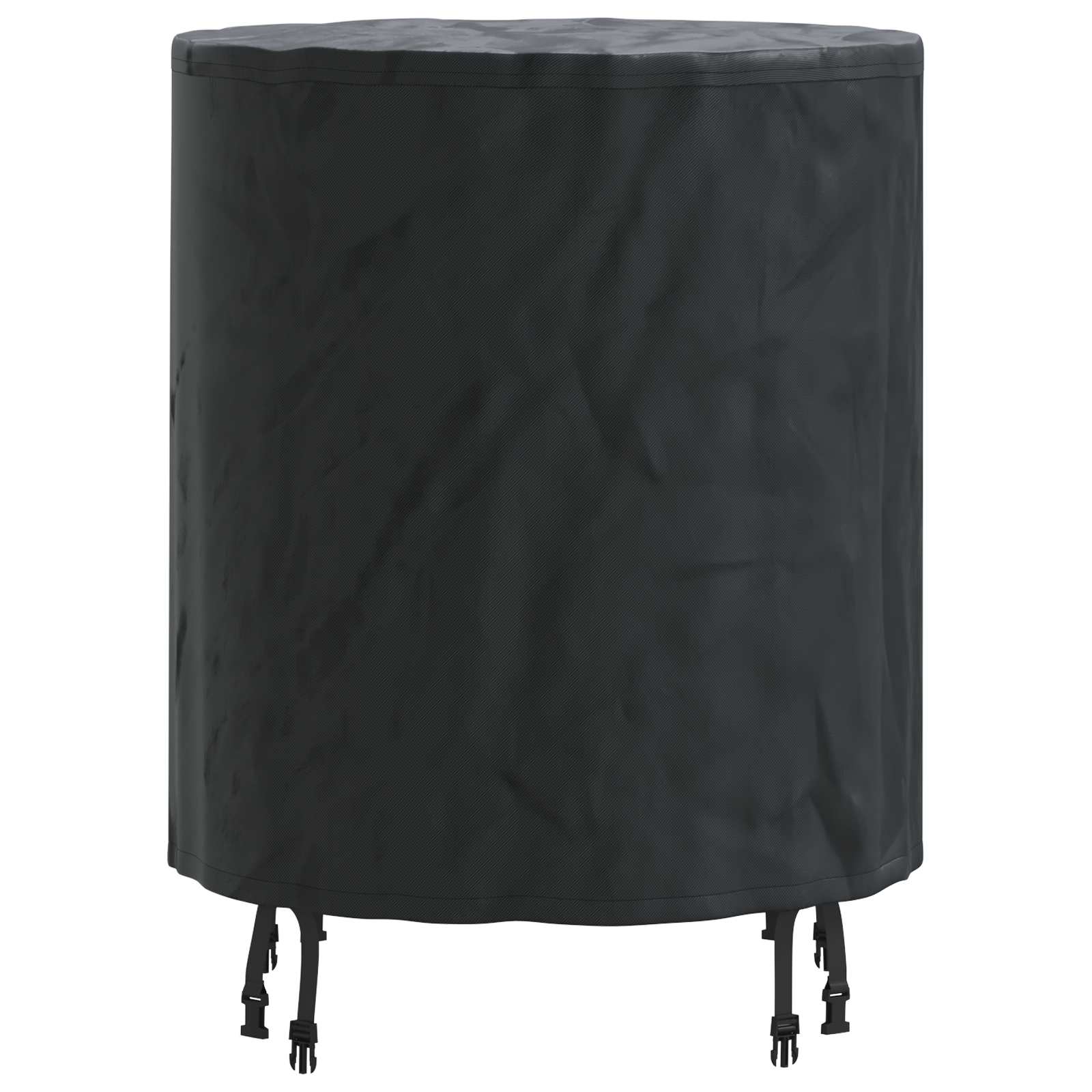 Tischdecken Uni Schwarz 62 x 62 x 70 cm Stoff