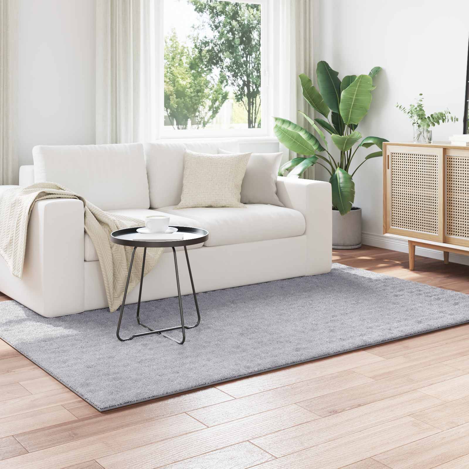 Bereichsteppiche Rechtwinklig SIROLO Creme 150 x 80 cm