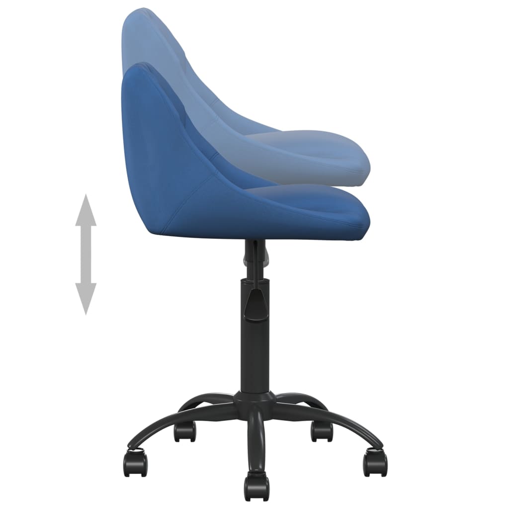 Bürostuhl Rosa Samt
