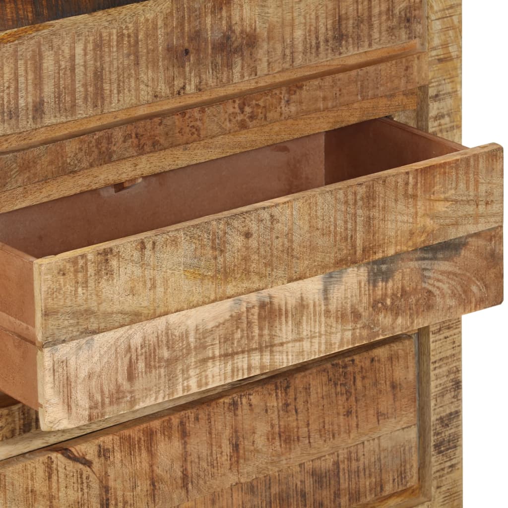 Schubladenschrank 60x33x75 cm Massivholz Akazie