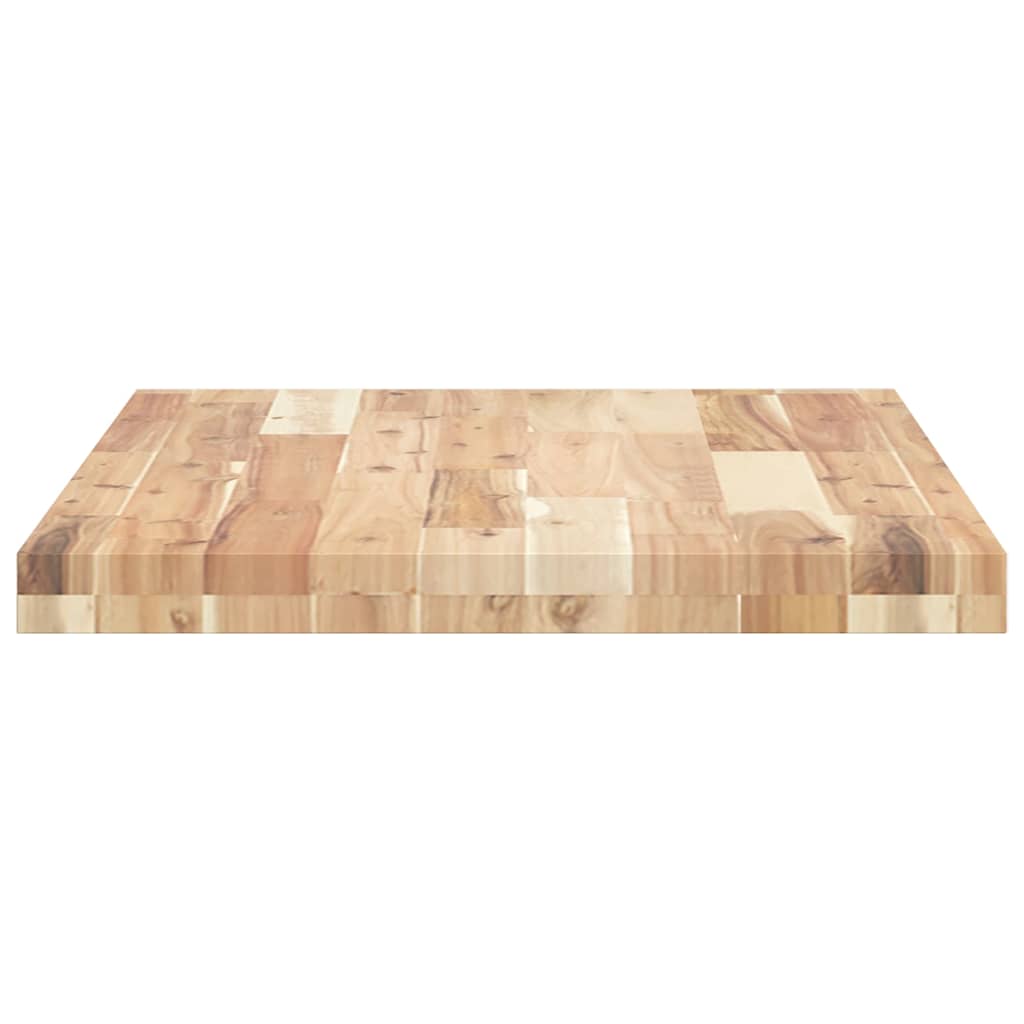 Schreibtischplatte Unbehandelt 60x50x2 cm Massivholz Akazie