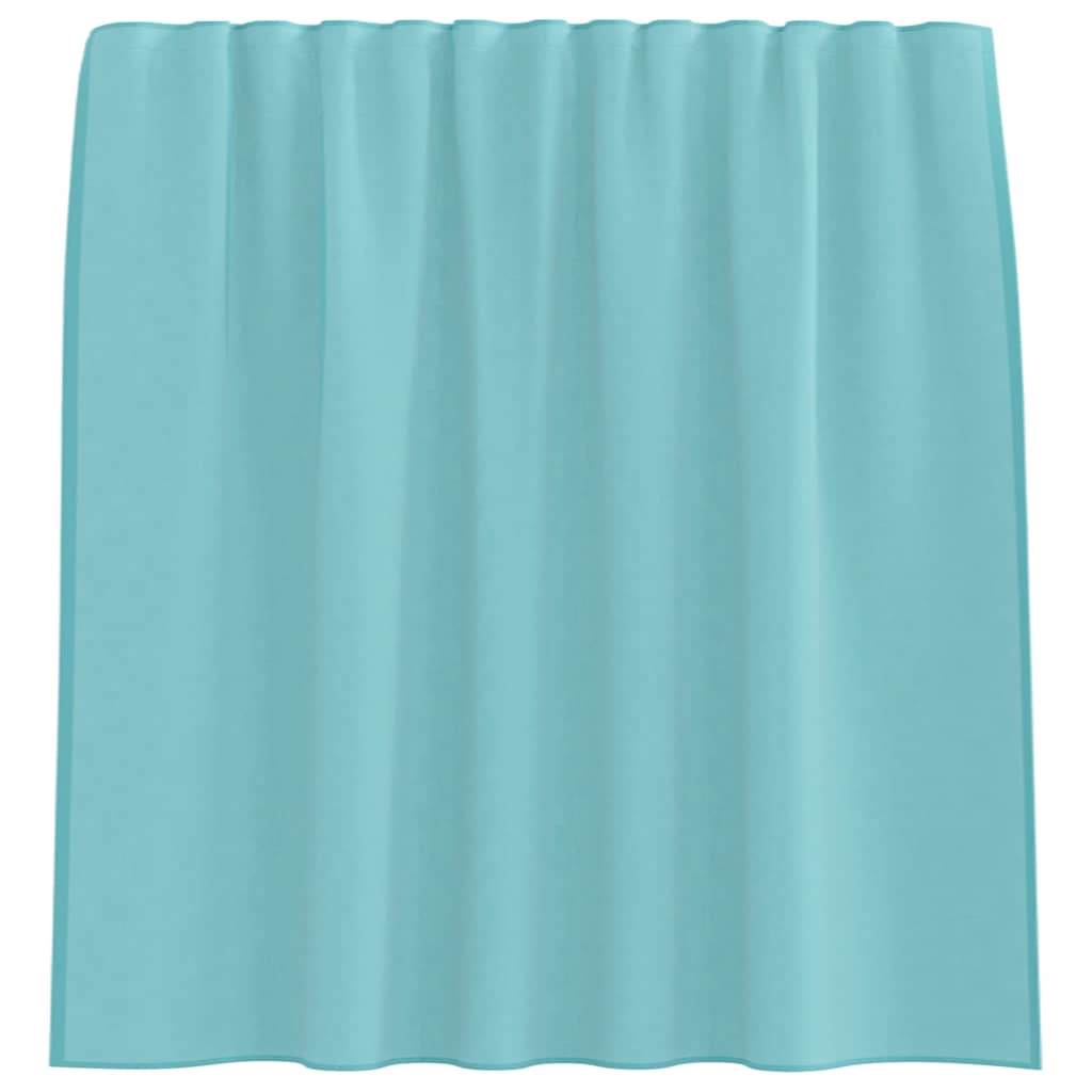 Voile Vorhänge mit Ösen 2 Stk. Apfelgrün 140x140 cm
