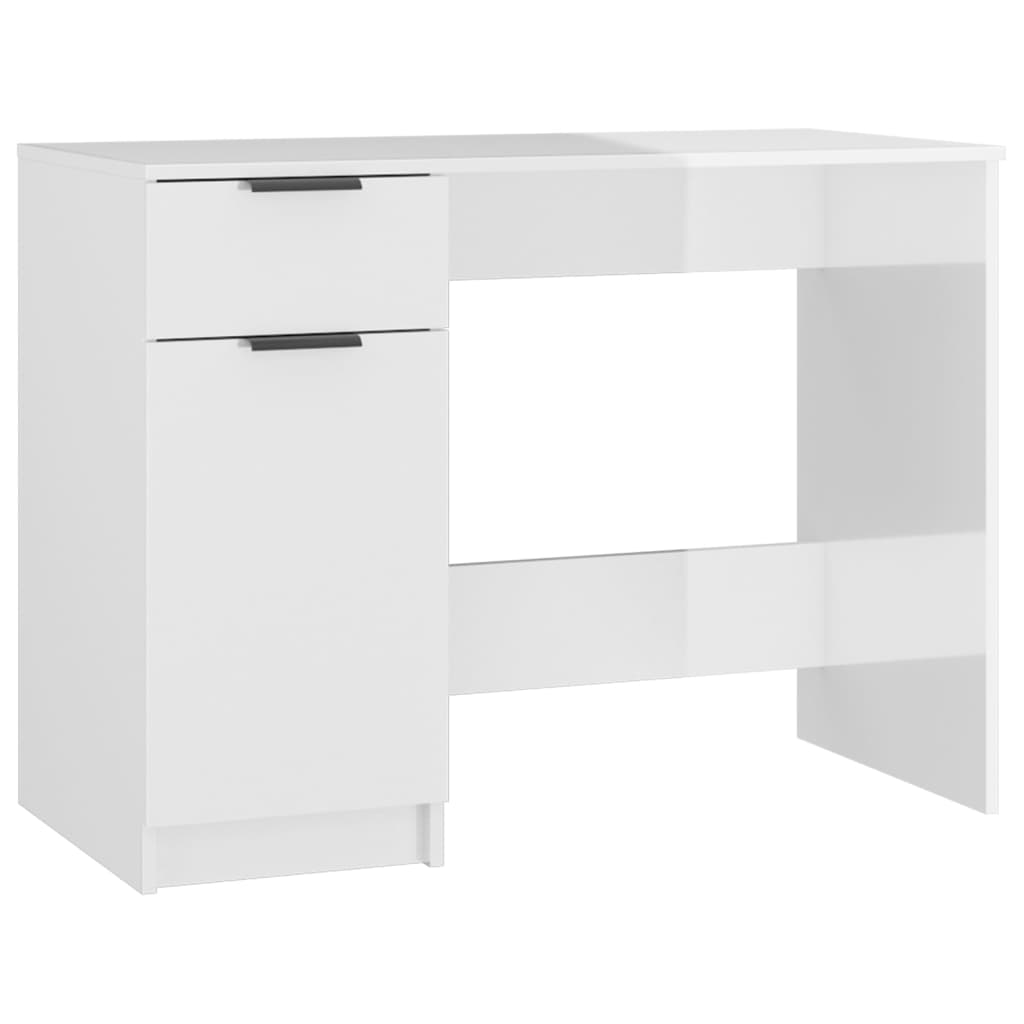 Schreibtisch Weiß 100x50x75 cm Holzwerkstoff