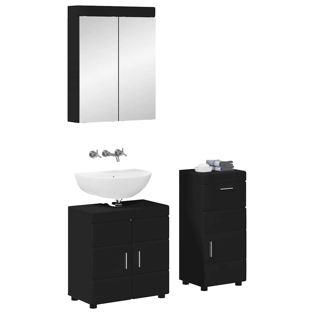 Badezimmermöbel-Set TULUM 2 pcs Weiß 60 x 34 x 63 cm
