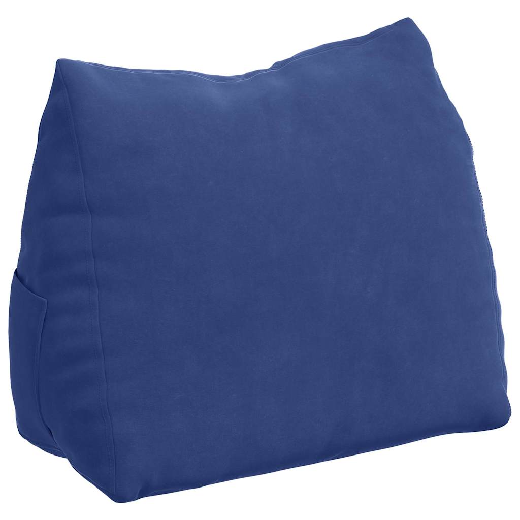 Rückenkissen Blau 45 x 20 x 35 cm Cordstoff