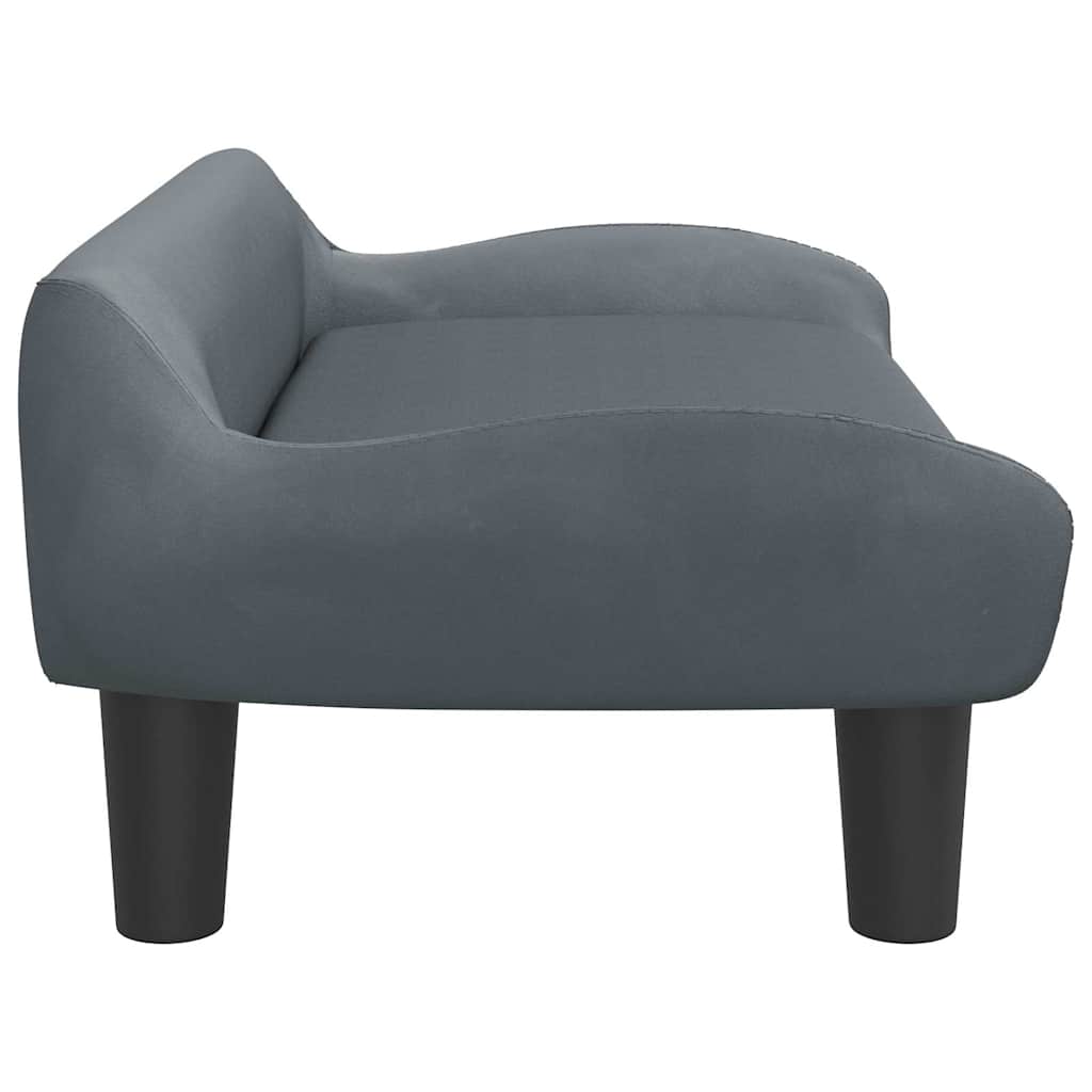 Hundebett Creme 70x40x24 cm Stoff