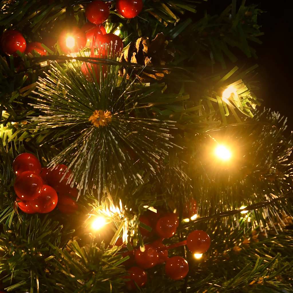 Künstlicher Weihnachtsbaum mit Beleuchtung 2 Stk. Outdoor 76 cm