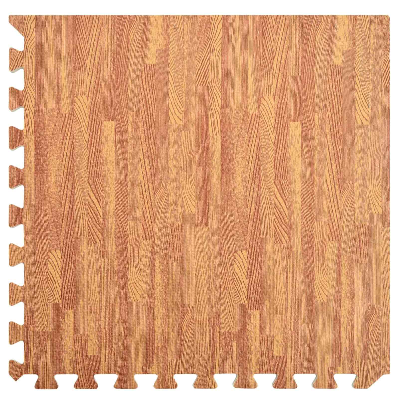 Pool Bodenteppich 6 pcs Schwarz 2,16 ㎡ EVA-Schaum