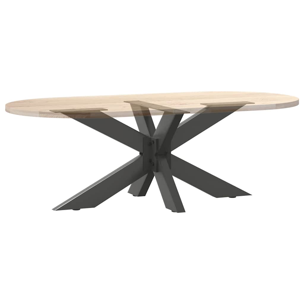 Couchtischbein in Spinnenform Naturstahl 98x58x(42-43) cm Stahl