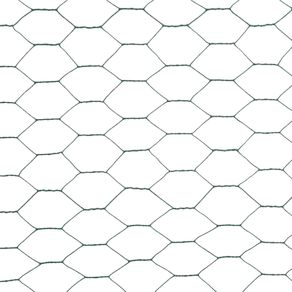 Drahtzaun mit PVC-Beschichtung 25x0,75 m Grün