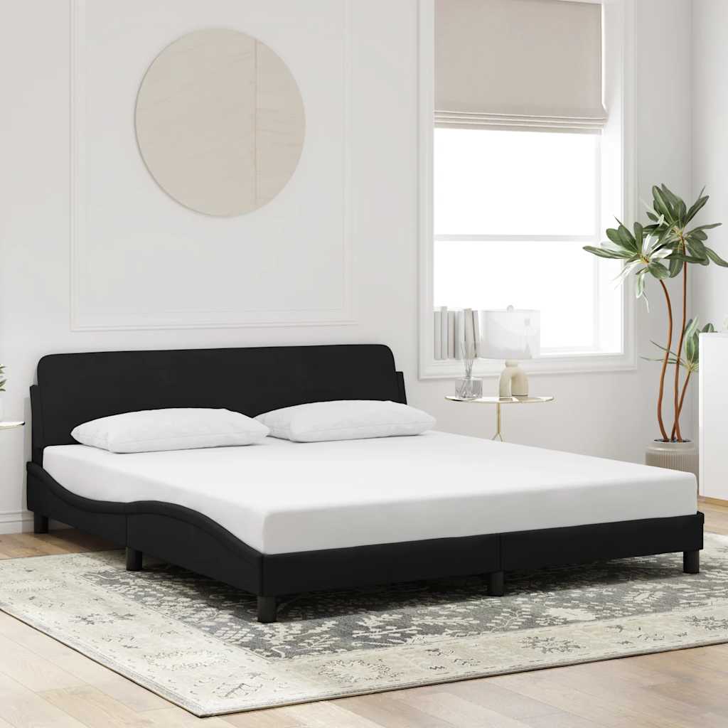 Bettgestell "Dover" Hellgrau 80x200 cm Samt