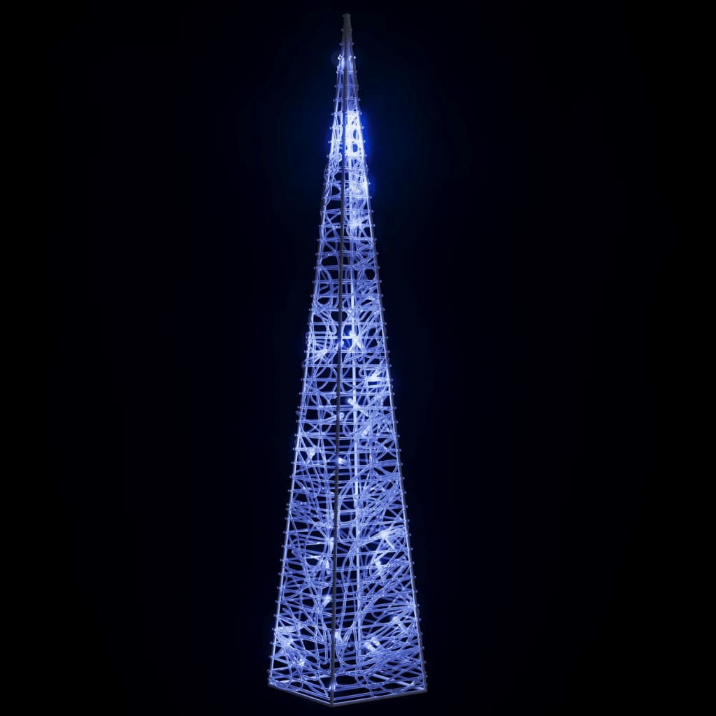 LED-Leuchtkegel Acryl Deko Mehrfarbig 90 cm