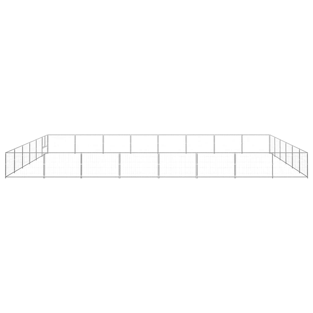 Hundezwinger Schwarz 4 m² Stahl