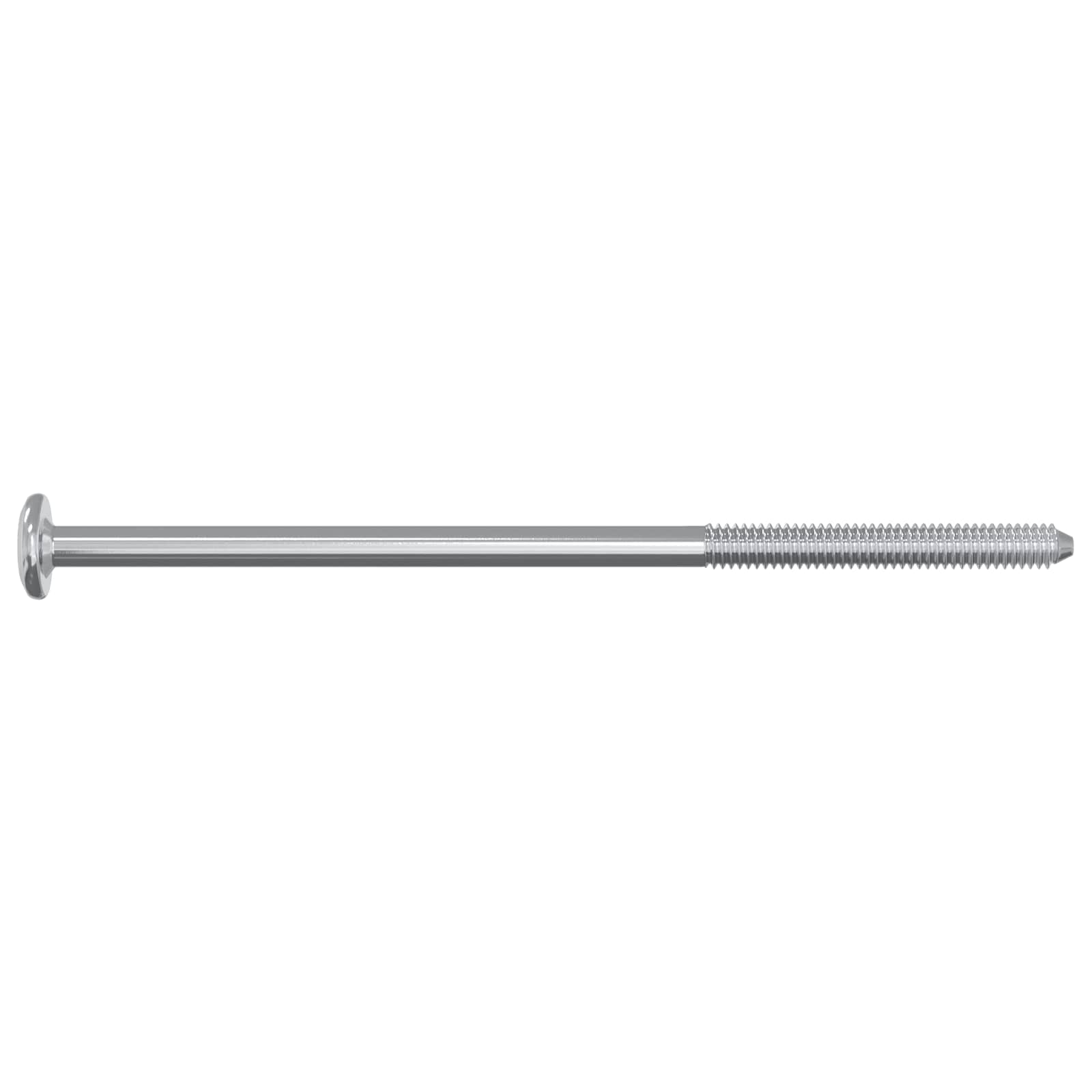 Schraube 2 pcs Silber M6 x 50 mm Stahl