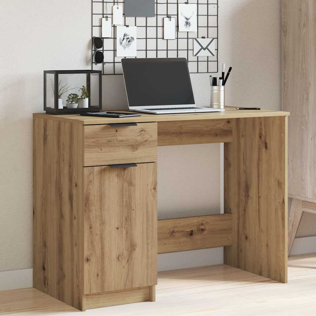 Schreibtisch Weiß 100x50x75 cm Holzwerkstoff