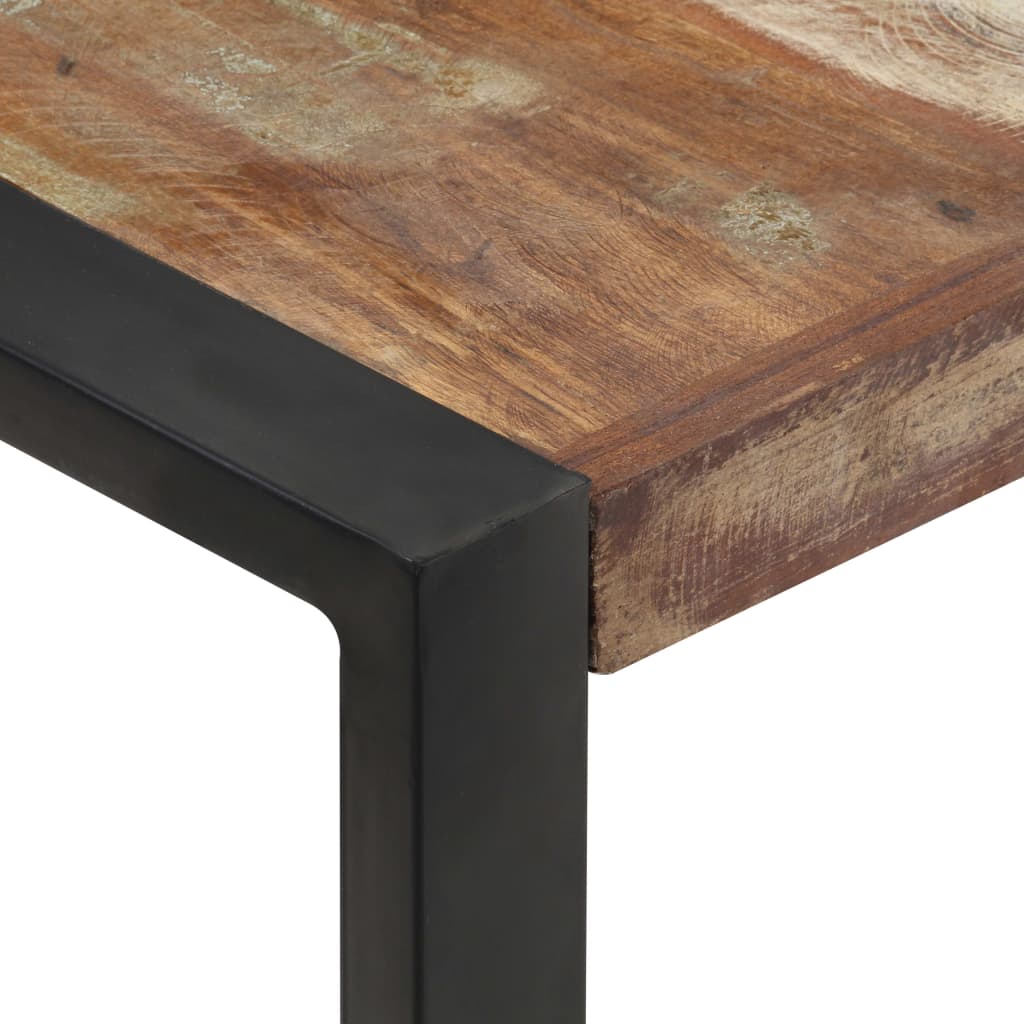 Couchtisch 140x140x40 cm Raues Mangoholz