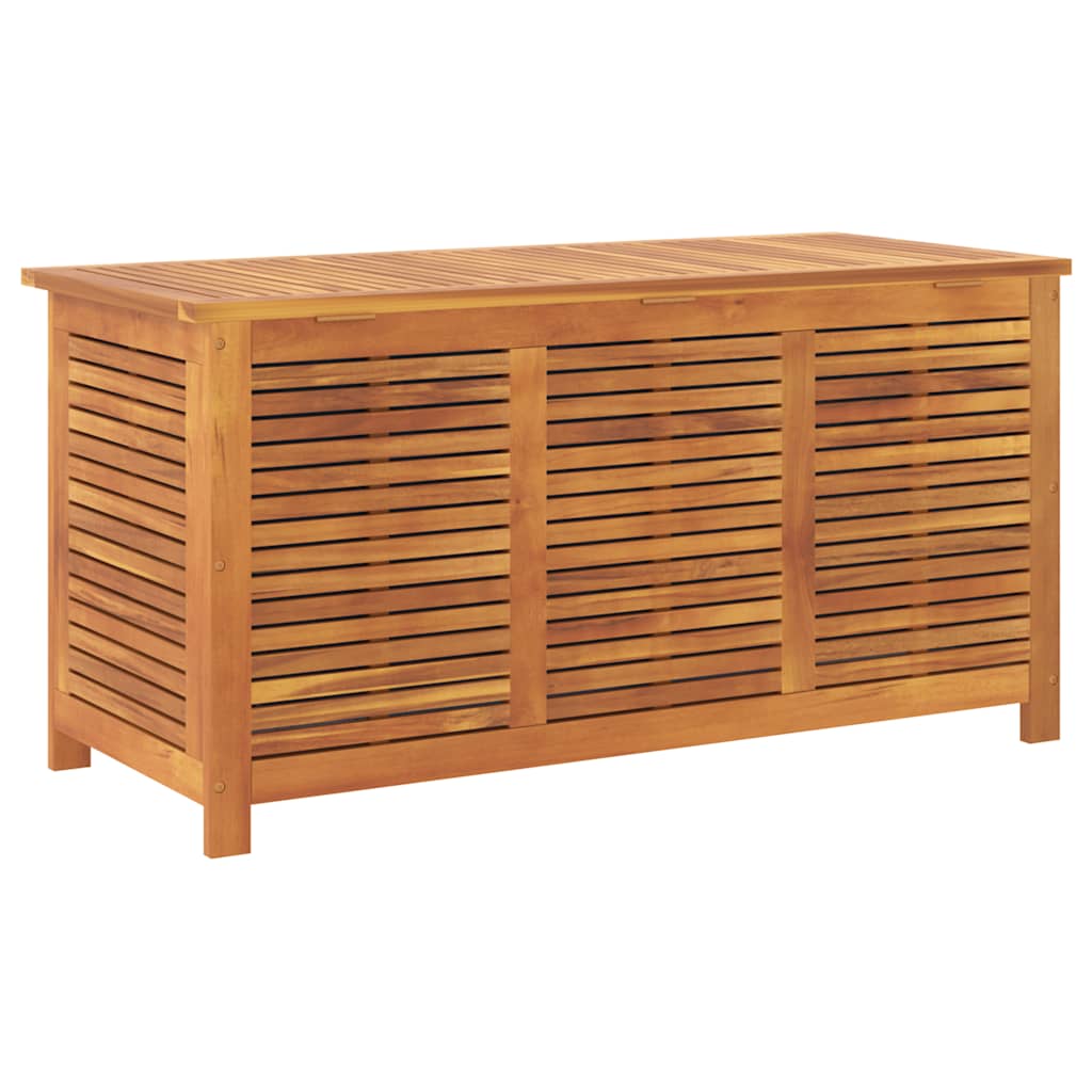 Gartenbox mit Lüftungsschlitzen 60x50x56 cm Massivholz Akazie