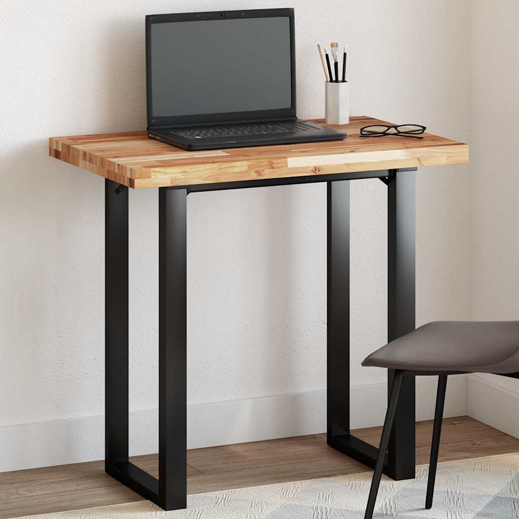 Tischplatte Rechteckig 60x50x2 cm Massivholz Akazie