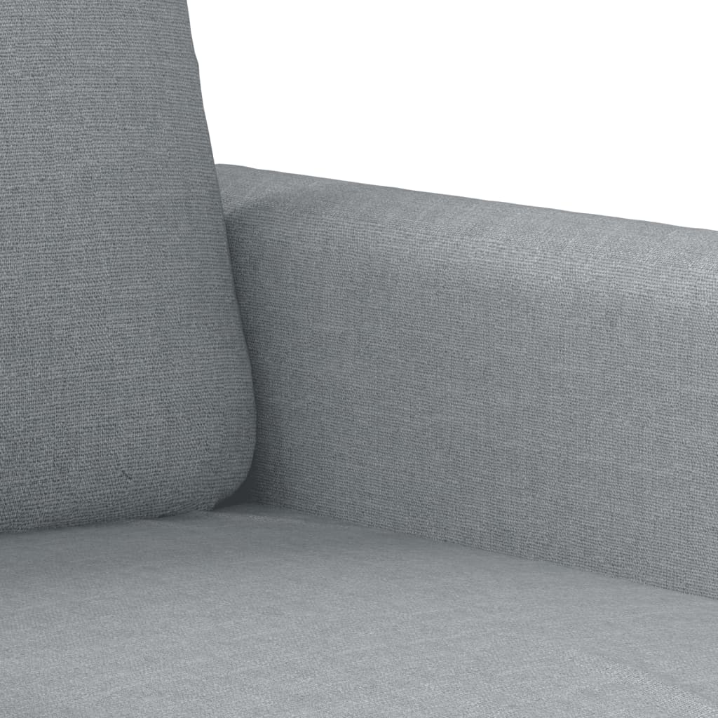 4-tlg. Sofagarnitur mit Kissen Braun Stoff