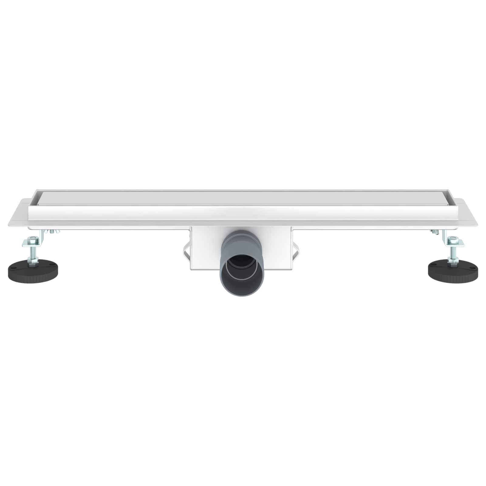2 in 1 Duschabfluss Silber 50 cm Edelstahl 304