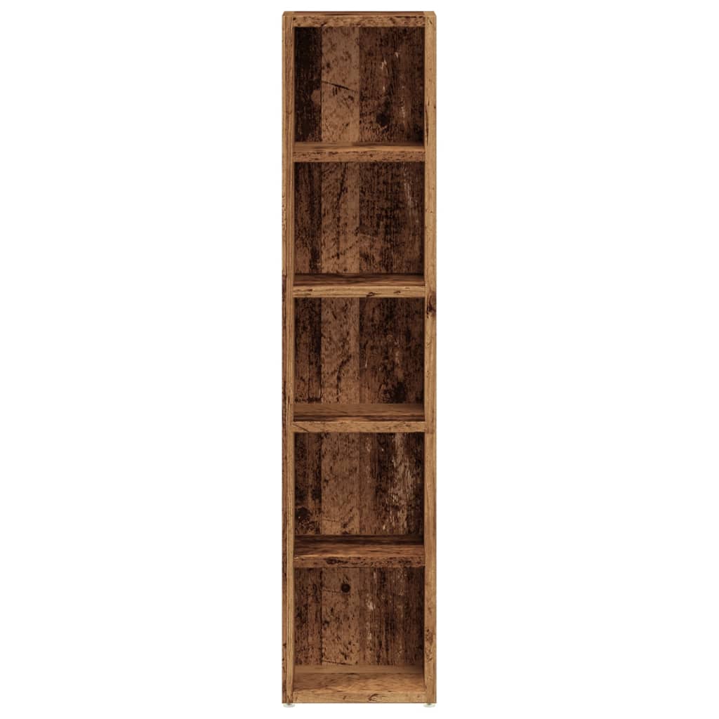CD-Regale 2 Stk. Weiß 21x16x93,5 cm Holzwerkstoff