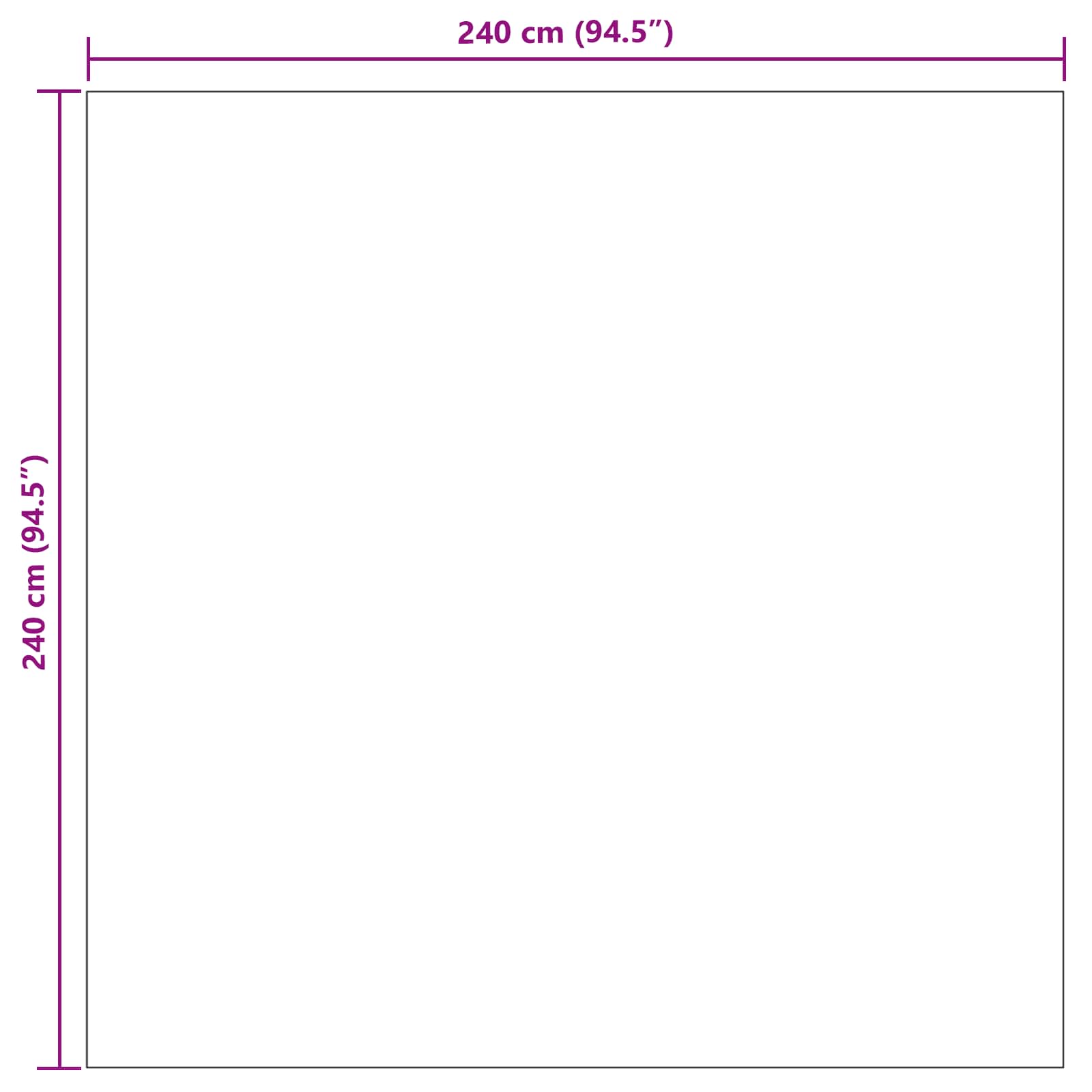 Bereichsteppiche Rechtwinklig AGIRA Natur 150 x 80 cm Polyester
