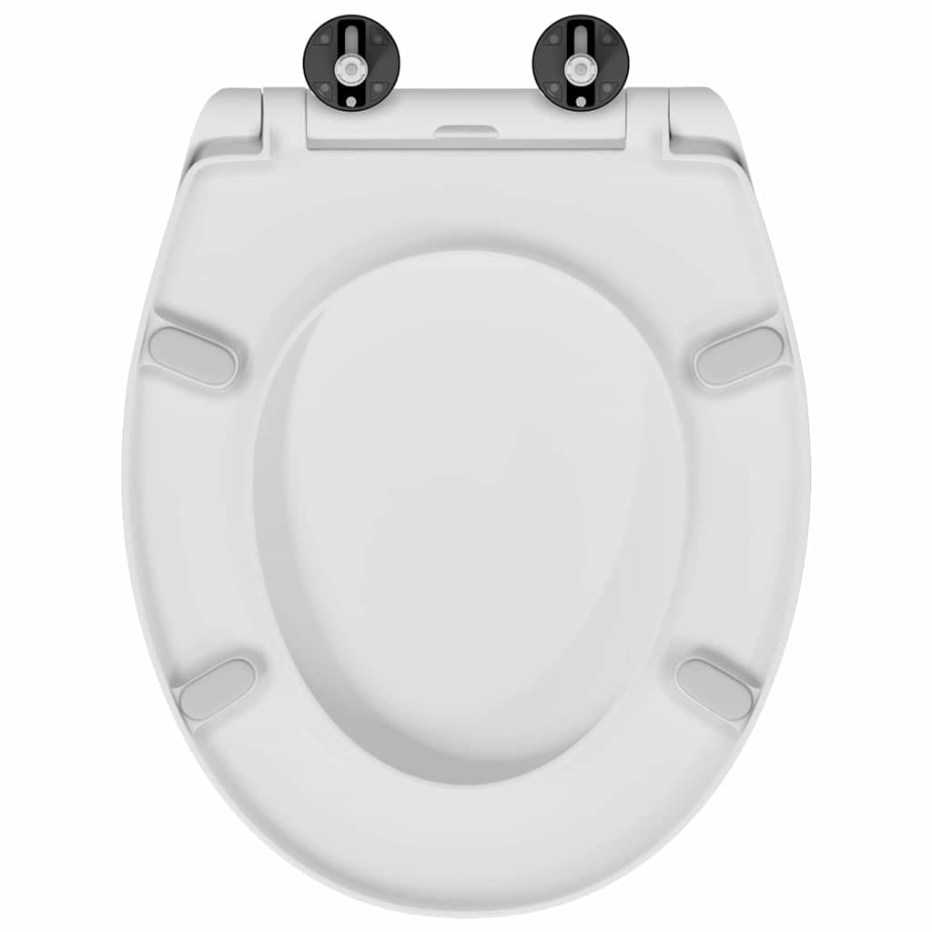 Toilettensitz Anthrazit 47 x 37 x 4 cm Duroplast