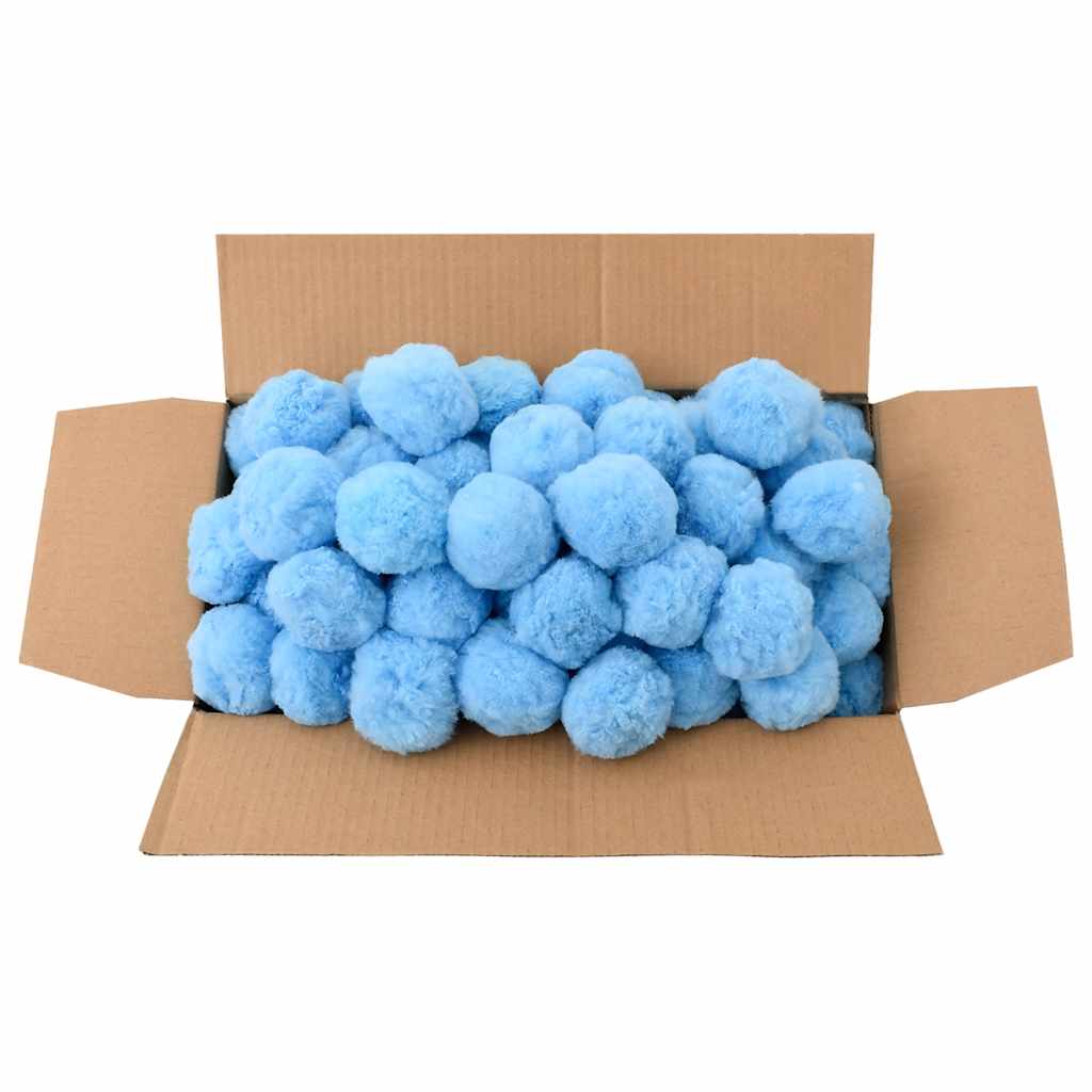 Pool-Filterbälle Antibakteriell Blau 1400 g Polyethylen