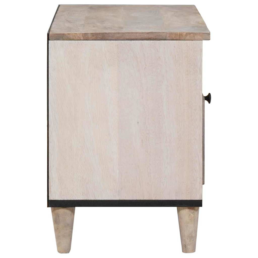 TV-Schränk mit Schubladen 80 x 33 x 46 cm Massivholz Mango