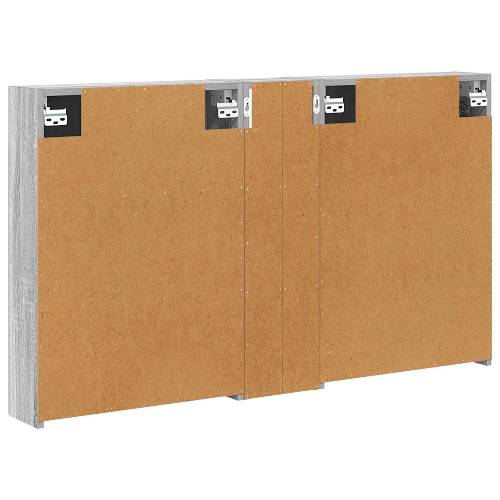 Badezimmerschrank-Set 3 pcs 80 x 10,5 x 50 cm Holzwerkstoff