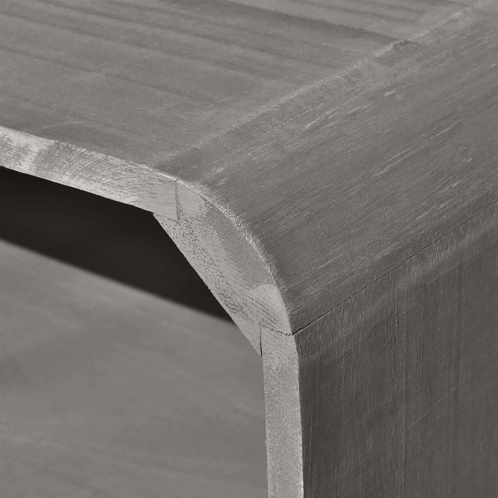 Couchtisch 90×55,5×38,5 cm Massivholz Paulownia Braun