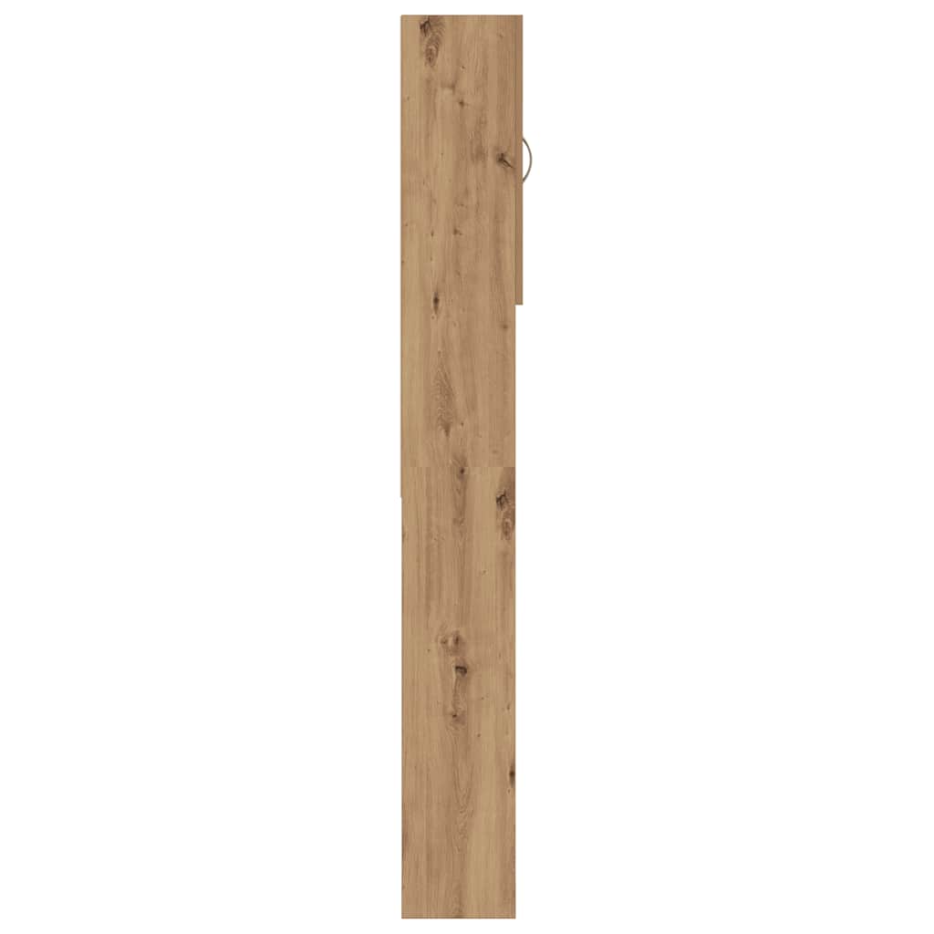 Waschmaschinenschrank Weiß 64x25,5x190 cm