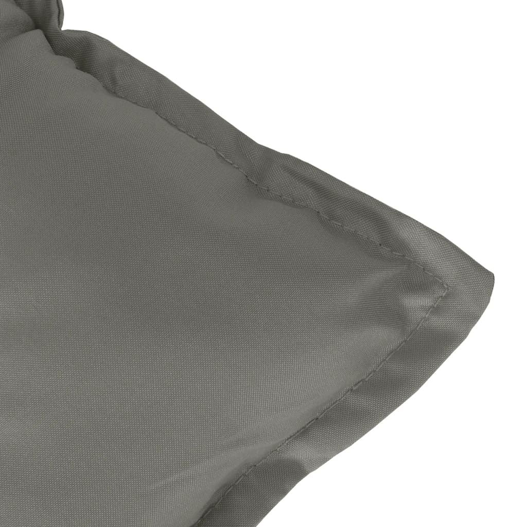 Gartenbank-Auflage Melange Anthrazit 100x50x7 cm Stoff