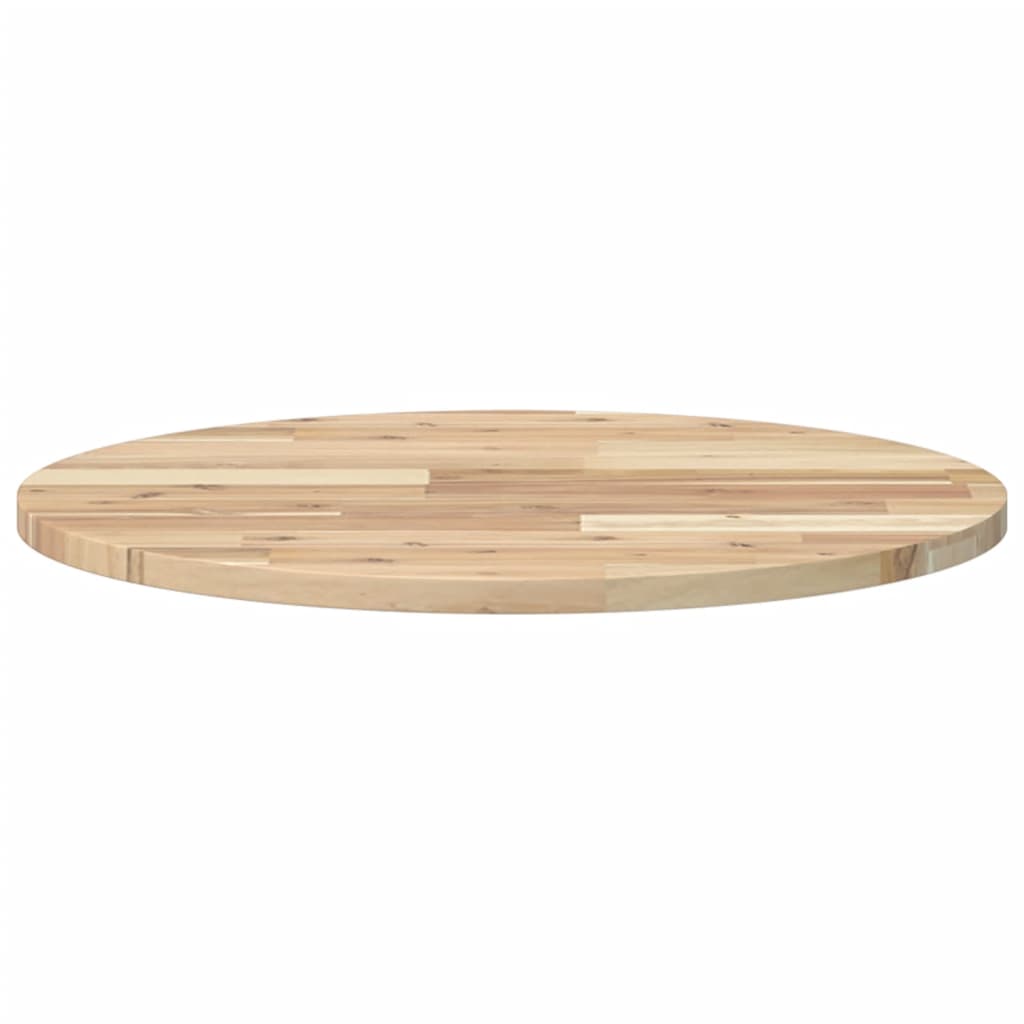 Tischplatte Rund Ø40x2 cm Massivholz Akazie