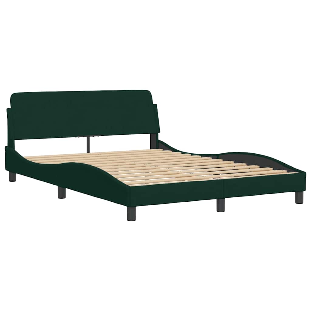 Bett mit Matratze Hellgrau 80x200 cm Samt