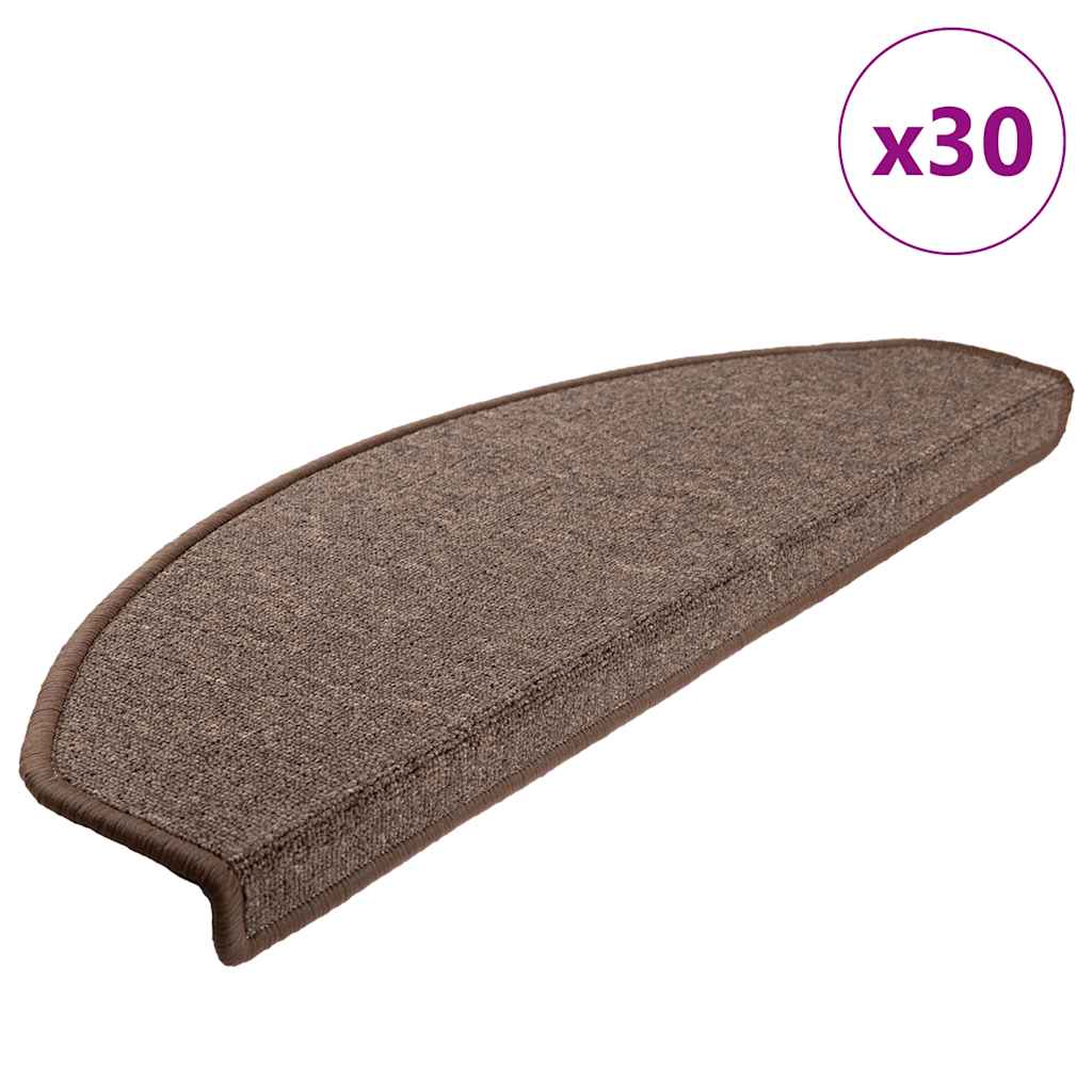 Stufenmatten 15 Stk. 56x17x3 cm Anthrazit Halbrund