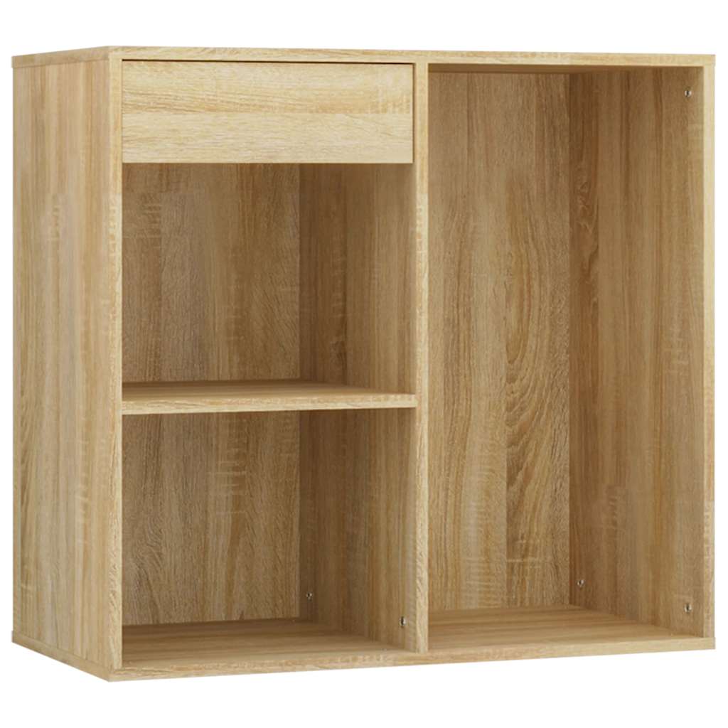 Schminktisch-Set mit LED Weiß Holzwerkstoff