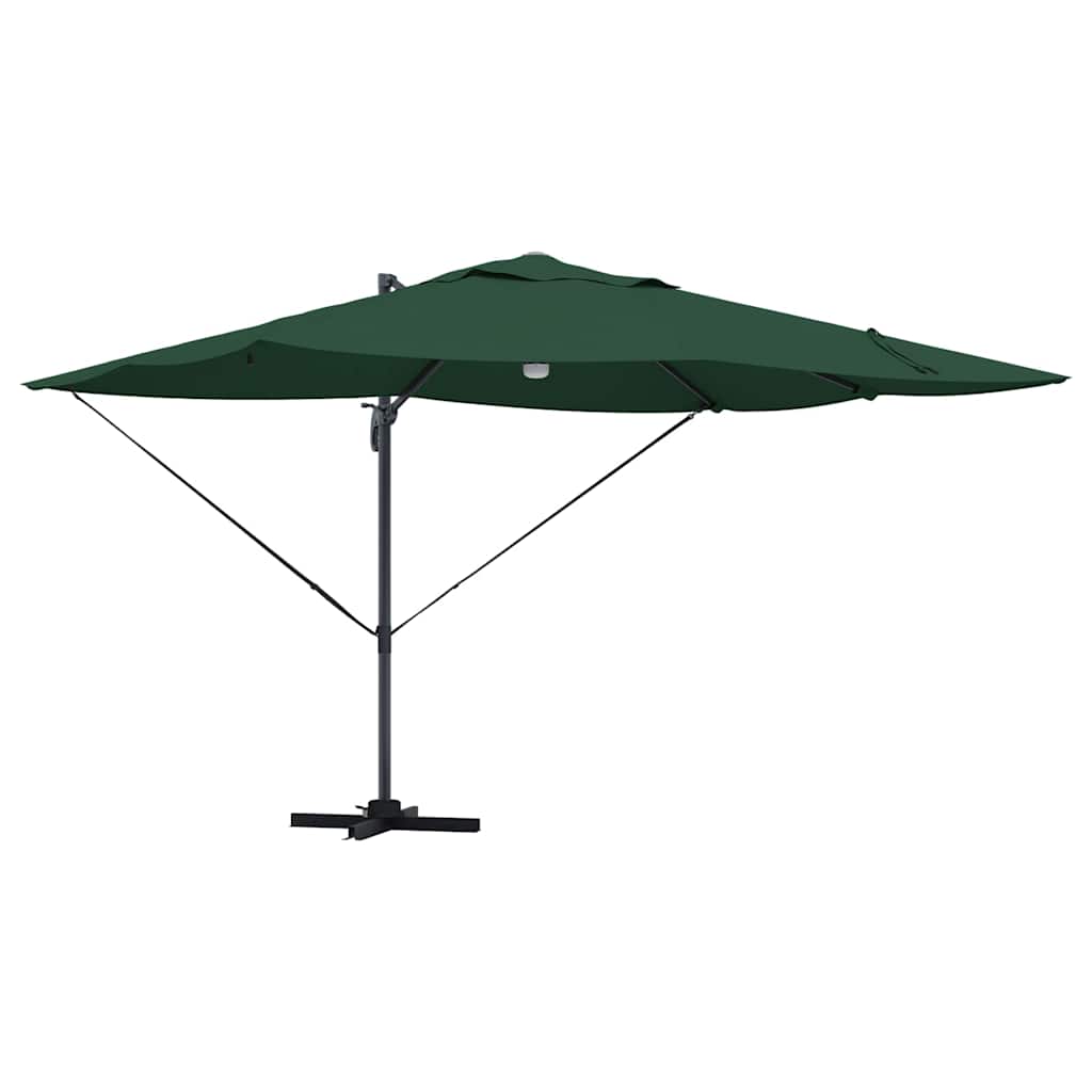 Sonnenschirm Sand 351 x 250 x 253 cm Polyester und Aluminium