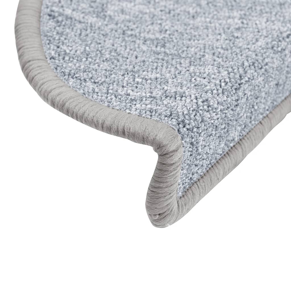 Stufenmatten 15 Stk. 56x17x3 cm Anthrazit Halbrund
