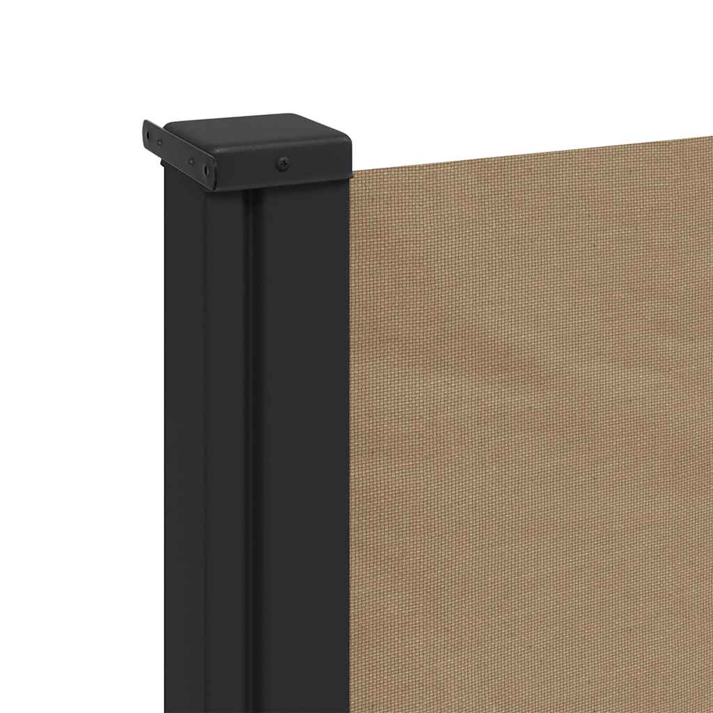 Seitenmarkise Ausziehbar Schwarz 100x300 cm