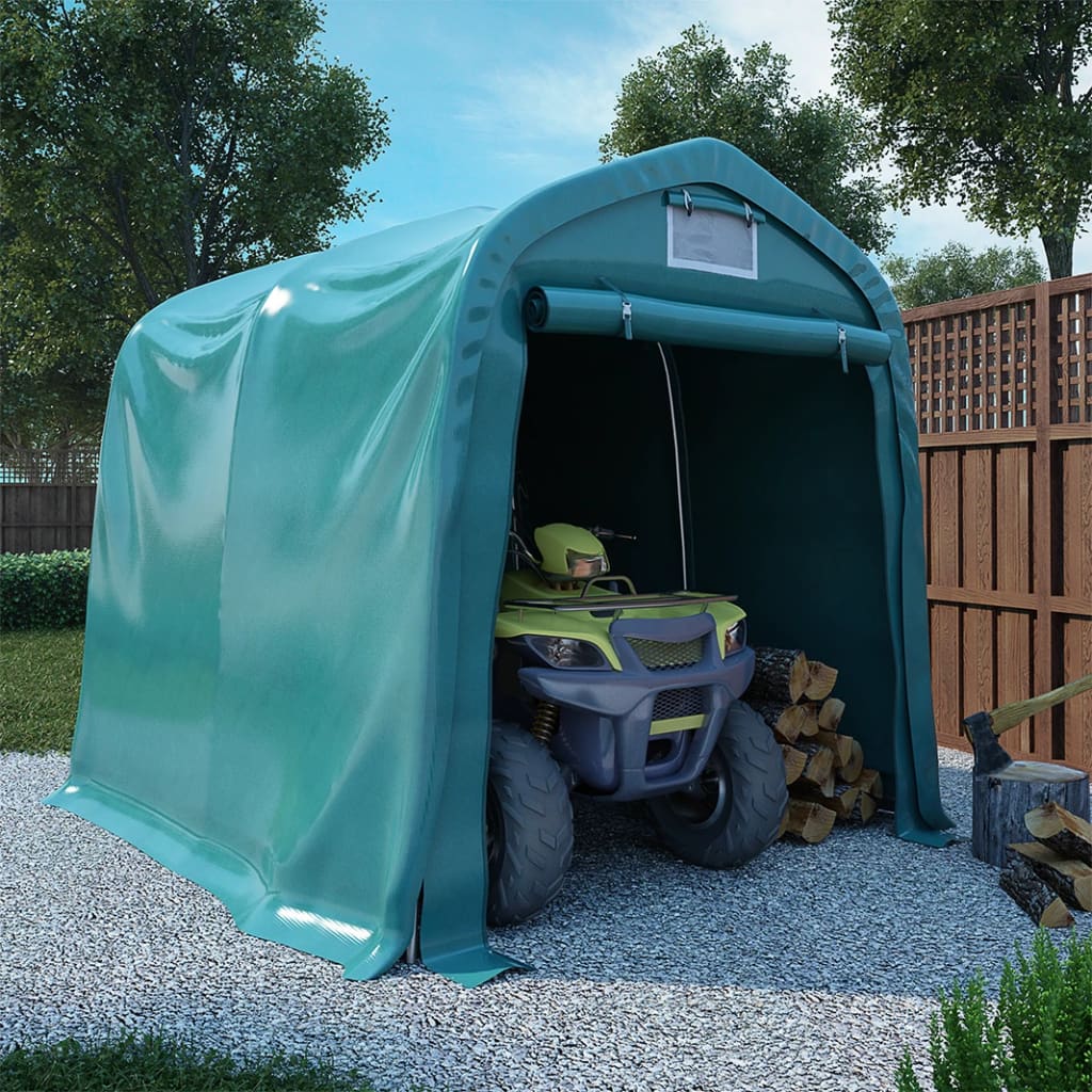 Garagenzelt PVC 2,4x3,6 m Grün