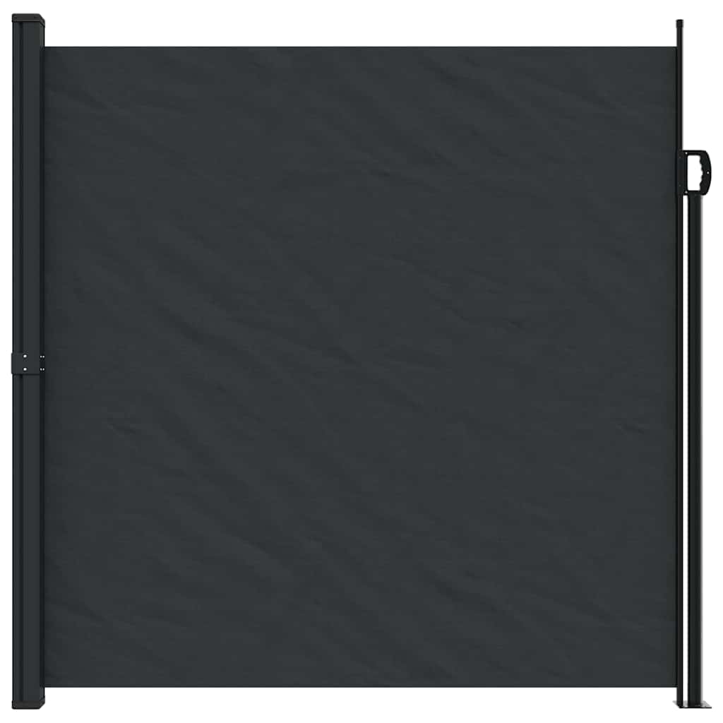 Seitenmarkise Ausziehbar Schwarz 100x300 cm