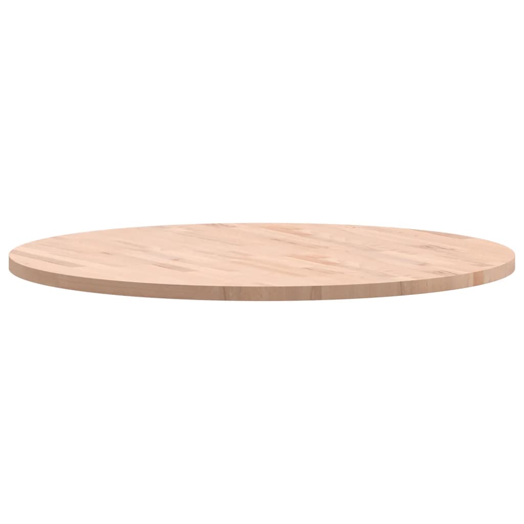 Tischplatte Ø30x1,5 cm Rund Massivholz Buche