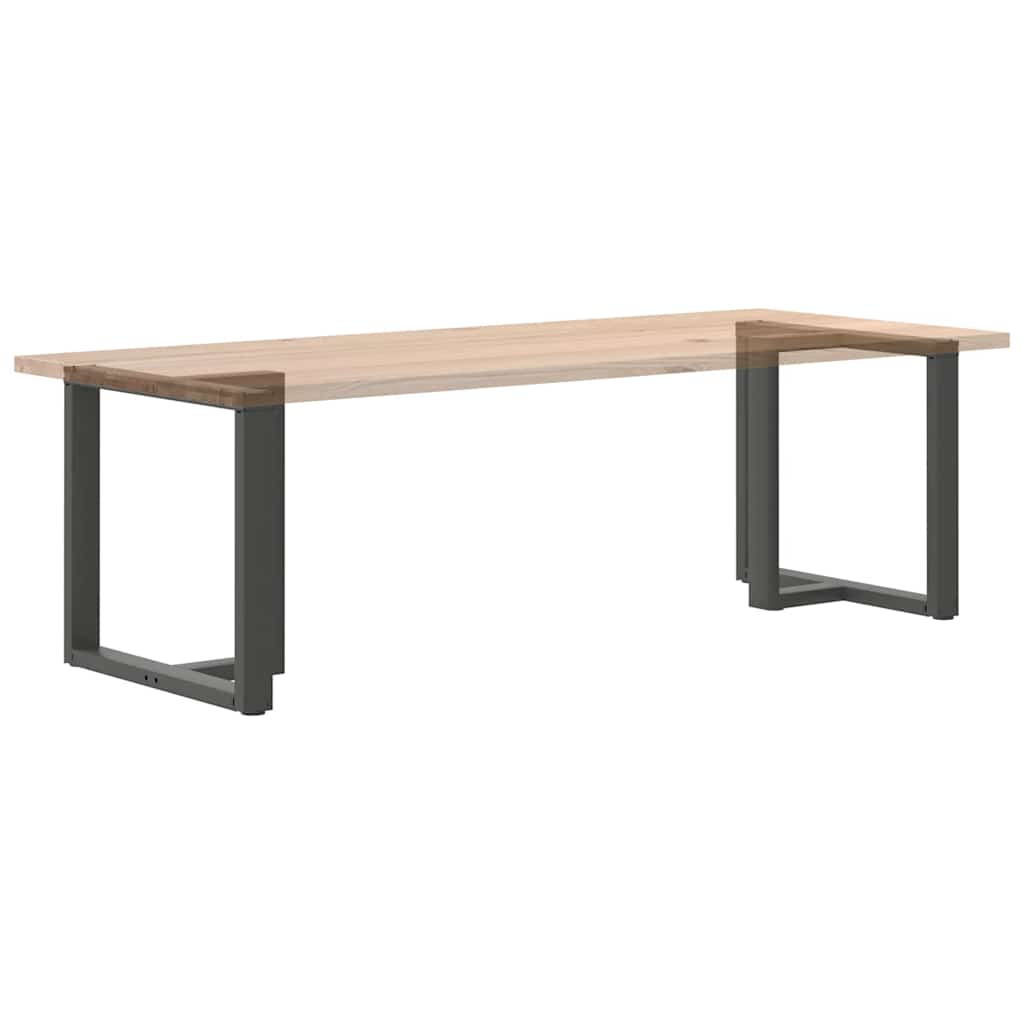 Couchtischbeine T-Form 2 Stk. Schwarz 30x25x(30-31) cm Stahl