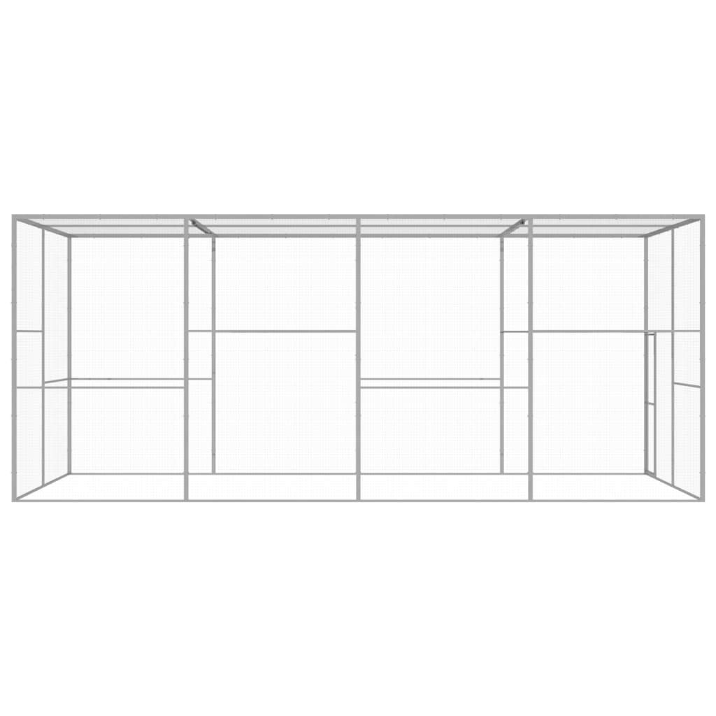 Katzenkäfig 1,5x1,5x1,5 m Verzinkter Stahl