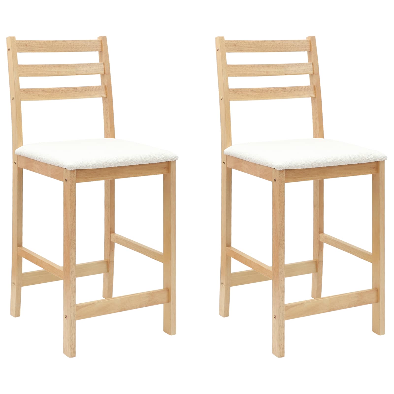 Esszimmerstühle 2 pcs Hellbraun 40 x 47,5 x 99,5 cm