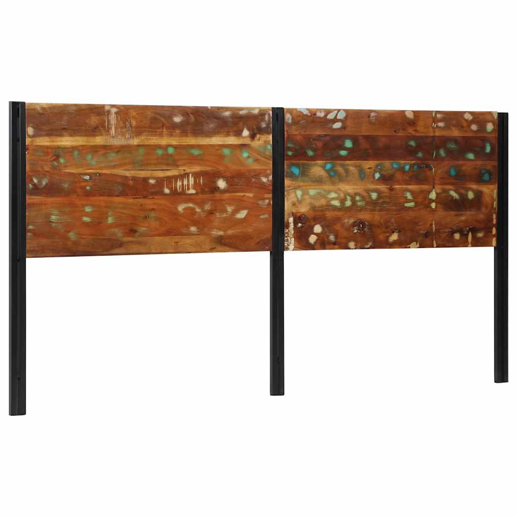 Kopfteil 100 cm Massivholz Mango und Eisen