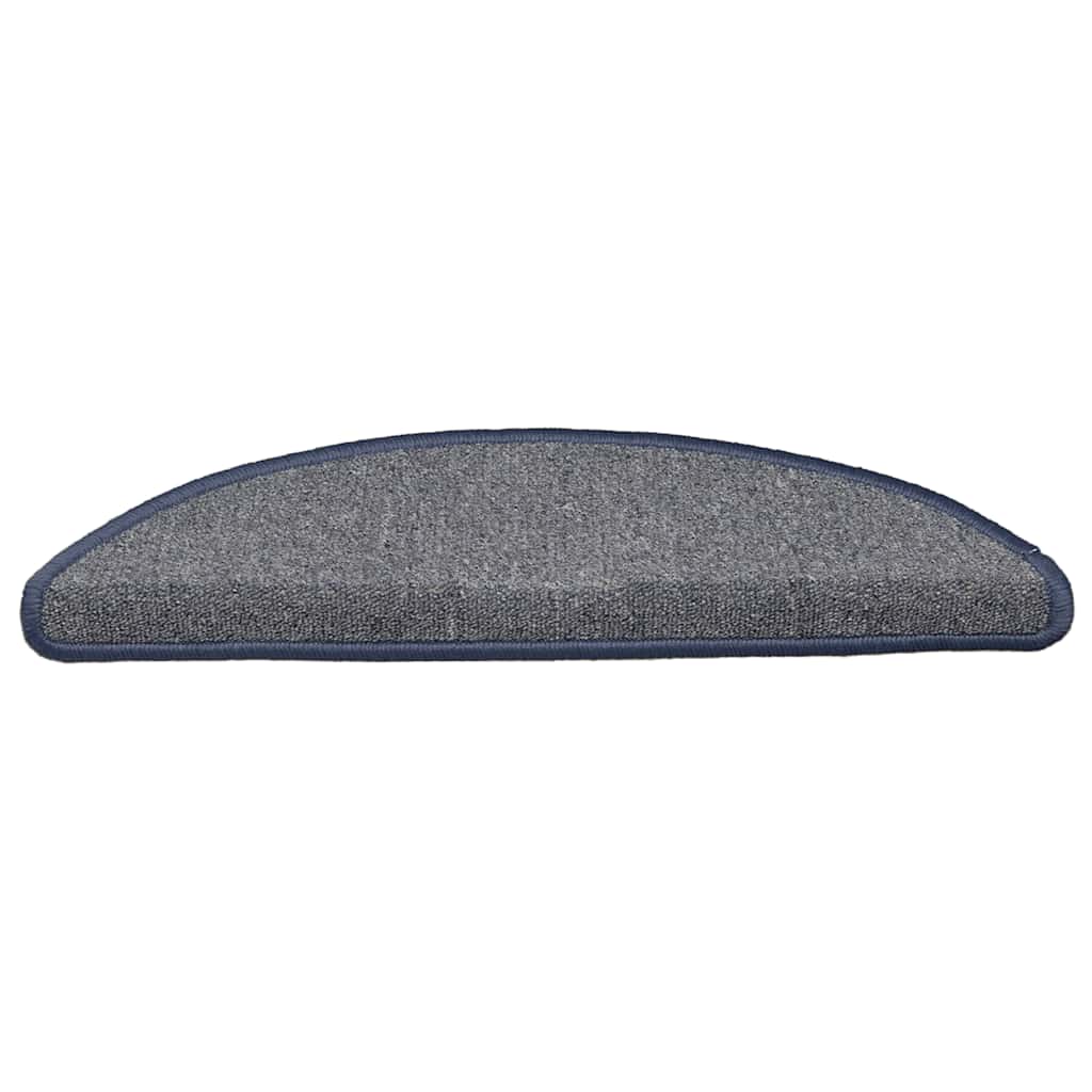 Stufenmatten 15 Stk. 56x17x3 cm Anthrazit Halbrund