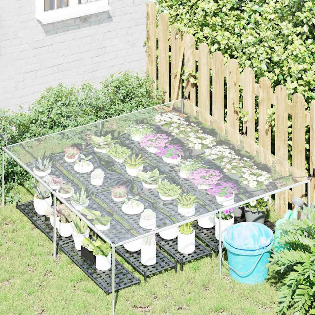 Transparente Plane mit Ösen 1x2 m PVC