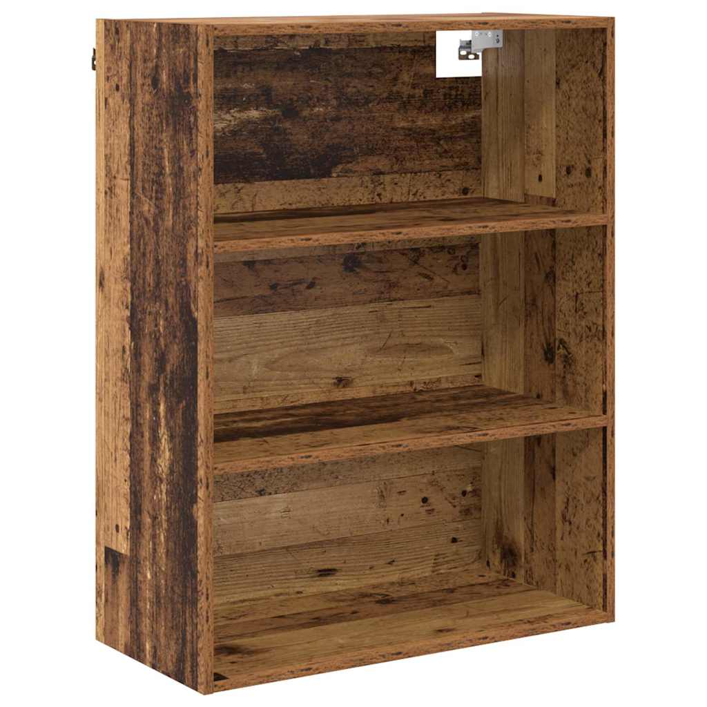 Highboard Altholz 69,5 x 32,5 x 180 cm Holzwerkstoff